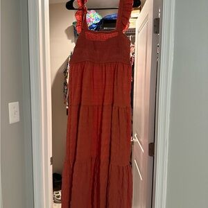 SHEIN Rust Maxi Dress large